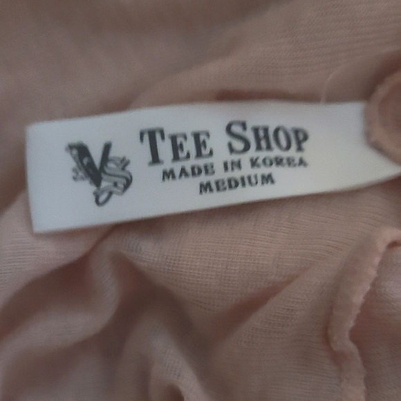 VS Tee-Shop Pale Pink Cowl-Neck Top - Picture 6 of 14